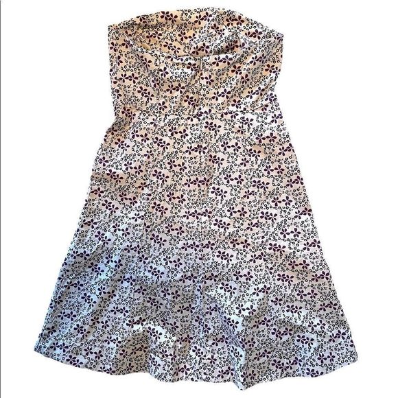 Gap Stretch Floral Strapless A-line Dress - Picture 3 of 11